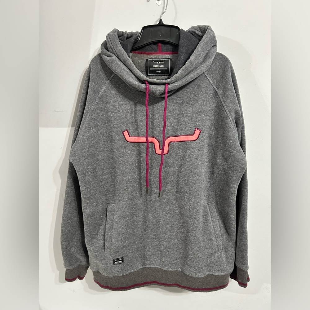 KIMES RANCH WOMEN'S TWO SCOOPS FLEECE HOODIE Size Large